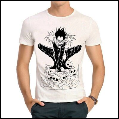 DEATH NOTE T-shirt 死亡笔记 T恤 动漫 死亡笔记 L T恤 男女