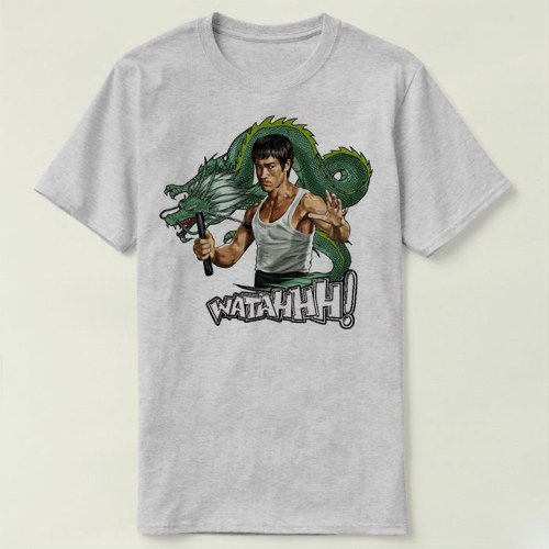 Bruce Lee 李小龙 截拳道 DIY圆领 定制 男女 Tee T-Shirt T恤