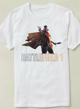 EA Battlefield1  战地 1 VIDEO GAME Tee Shirt圆领 定制T恤