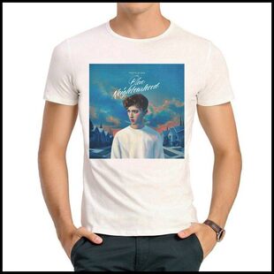 Troye Sivan T-shirt 特洛耶 希文 T恤 潮流 白色 短袖 T恤 男女