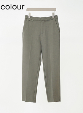 oldcolour欧珂商场同款时尚纯色宽松休闲长裤女Q130707A1