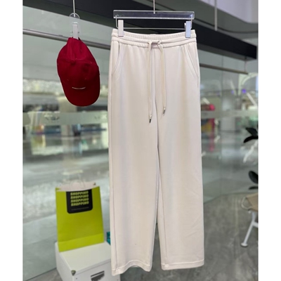 oldcolour欧珂2024春季宽松纯色休闲长裤女Q110705A1