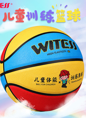 WITESS目击者幼儿园宝宝儿童篮球3-5号小学生男女生训练专用皮球