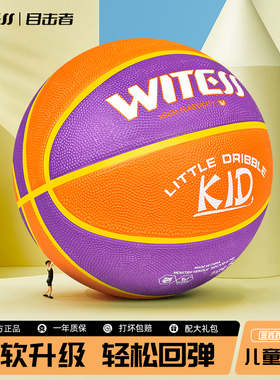 WITESS目击者篮球儿童球幼儿园青少年初学3-5-7号彩色室外球定制