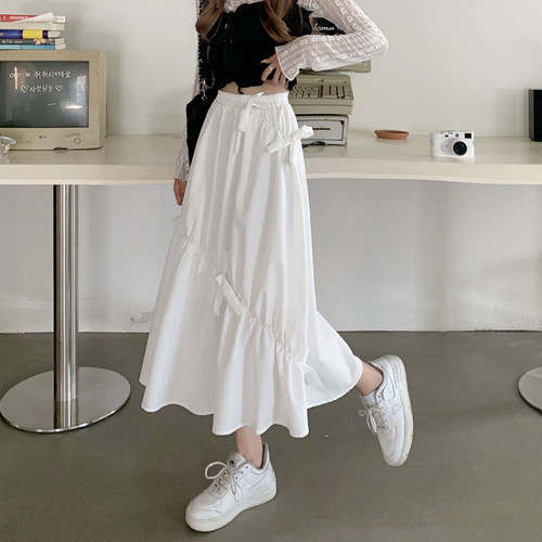 2026春夏新款蝴蝶结半身裙女