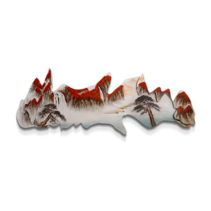 新品酒店客厅背景墙上挂件办公室墙面金属壁饰墙饰创意家居软装饰