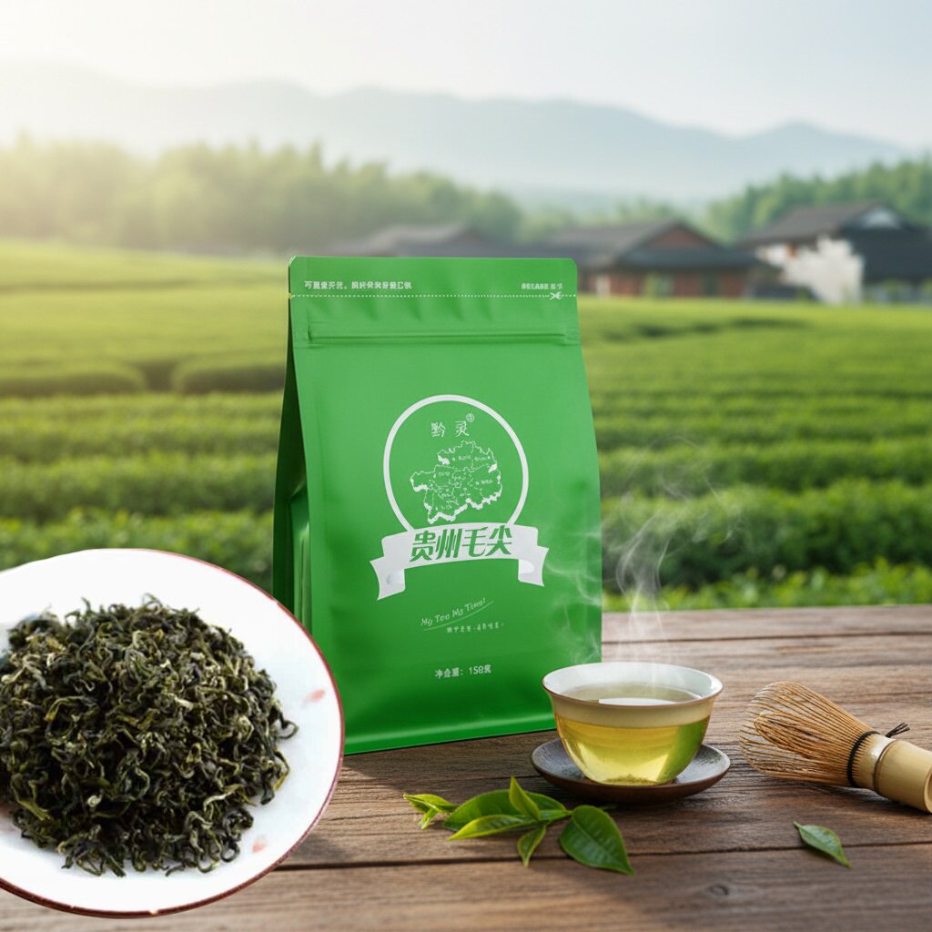 茶叶贵州毛尖2026新茶谷雨春茶贵州原产高山绿茶口粮茶叶袋装150g