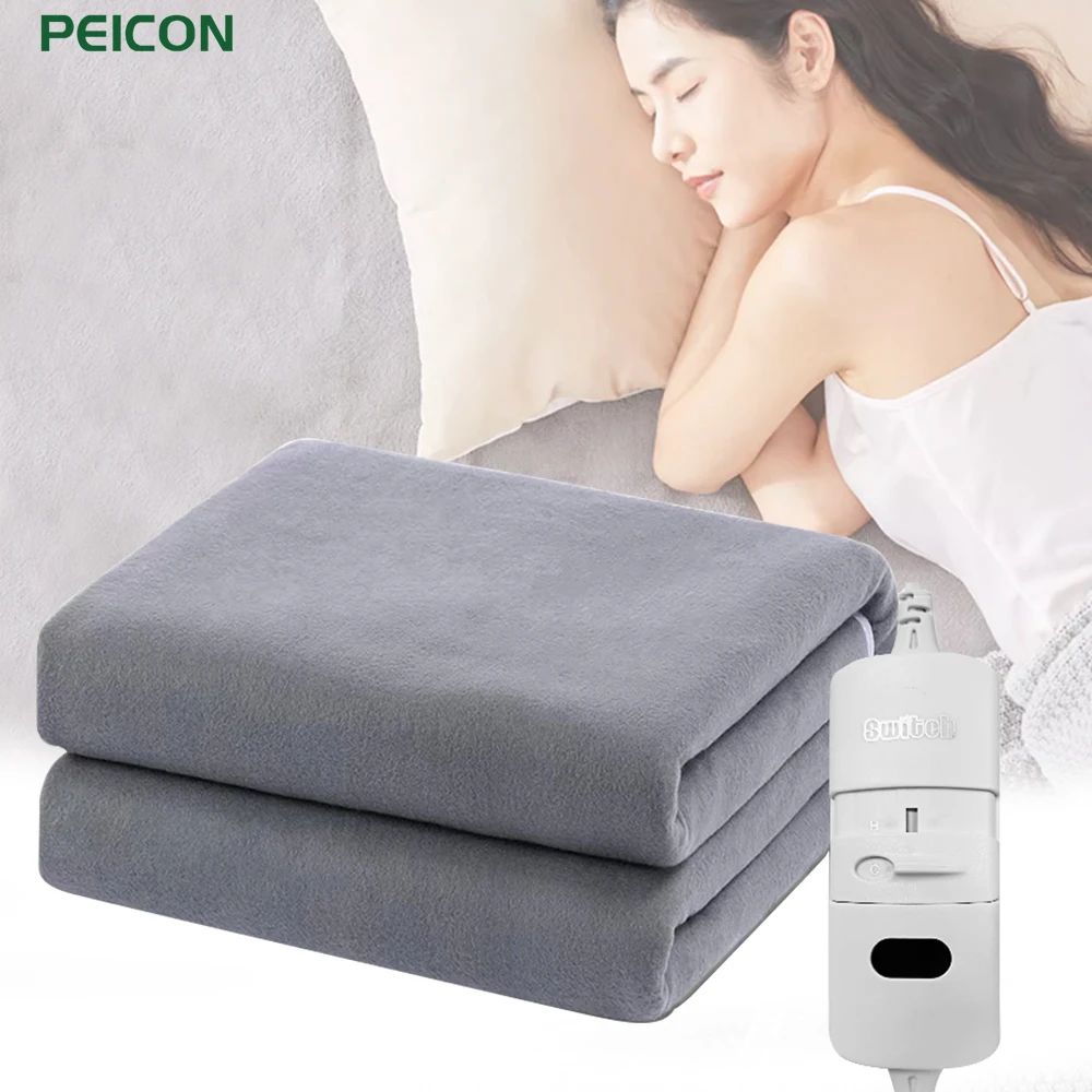 Electric Heating Blanket Automatic Thermostat Double Body Wa