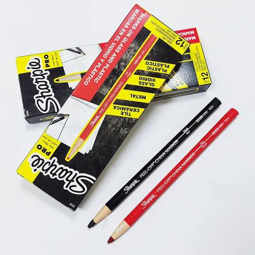 12pcs Sharpie PEEL-OFF Color Pencils Marker China Marker Pap