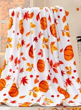 Halloween Throw Blanket for Couch Bed Halloween Fall Thanksg