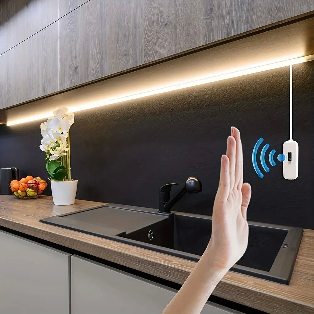 1M DC 5V Night Lights Lamp USB Gesture Sensor Dimmable 60 LE