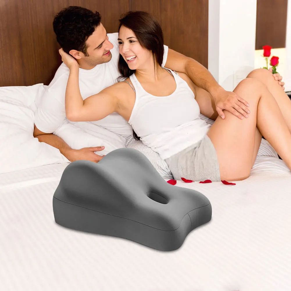 Butt Cushion for Couples Memory Foam Lumbar Support Pillow H