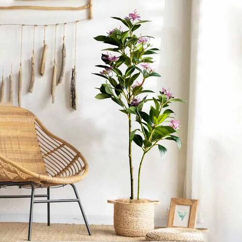 80/120cm Tropical Artificial Ficus Large Banyan Plants Plast