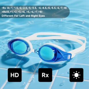 Swimming Goggles for Hyperopia Myopia - Adult Teen Kid Unive