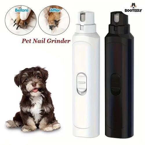 BOOTEELY Pet Nail Grinder Dog Cat Battery Model Nail Trimmer