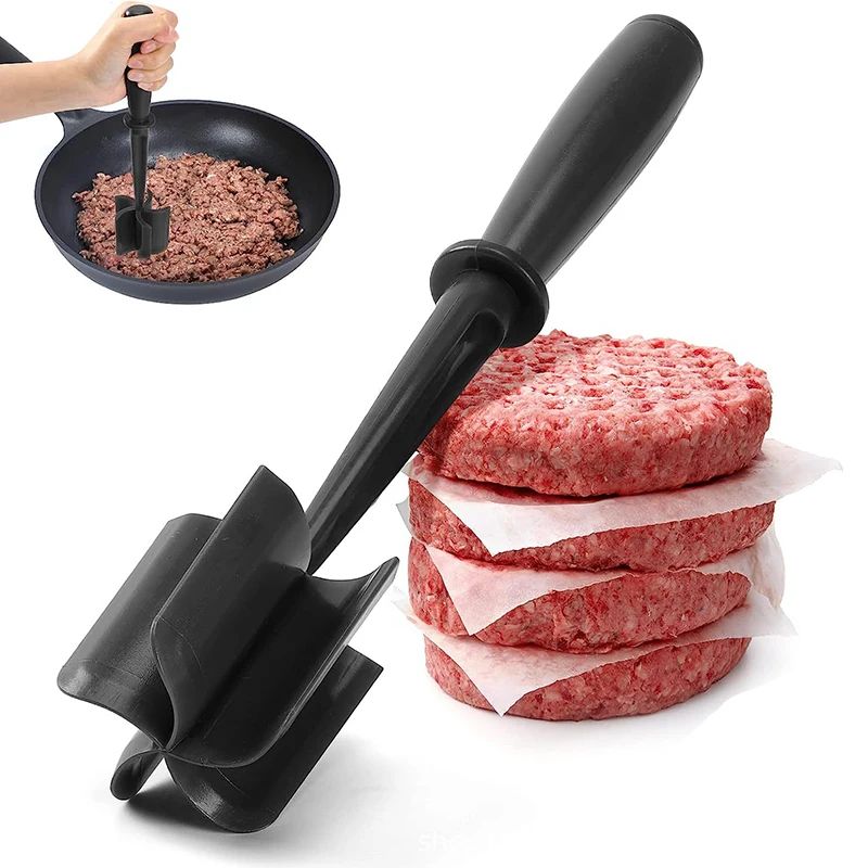 1/2pcs Kitchen Meat Chopper Ground Beef Masher Mixing, Grind