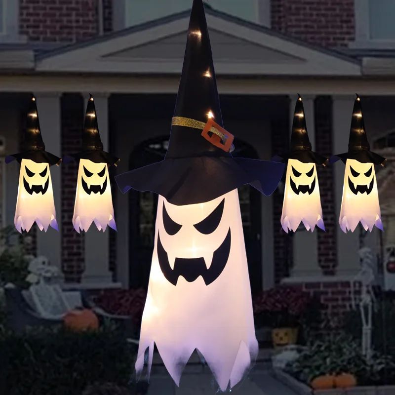 LED Halloween Decoration Flashing Light Gypsophila Ghost Fes