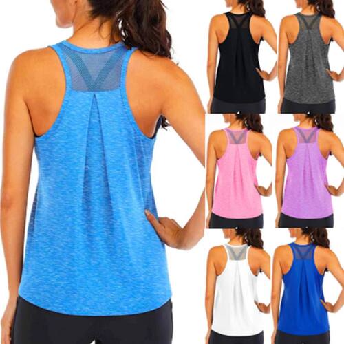 Yoga Shirt Female New Style T-Shirt Loose Fitness Tops Vest