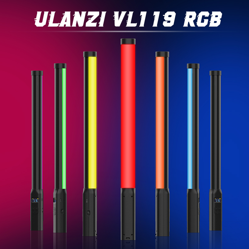 Ulanzi VL119 Handheld RGB Colorful Stick Light 19.68 inch Ha