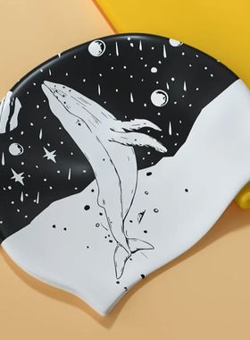 Silicone Swimming Cap Pool Equipment Antislip Waterproof Swi