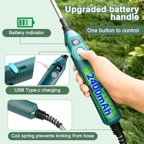 2400mAh High Pressure Electric Garden Sprayer Portable Plant
