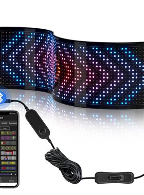 LED Matrix Pixel Panel Bluetooth APP USB 5V Flexible Address