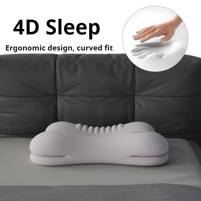Ergonomic Memory Foam Pillow for All Sleep Positions, Multi-