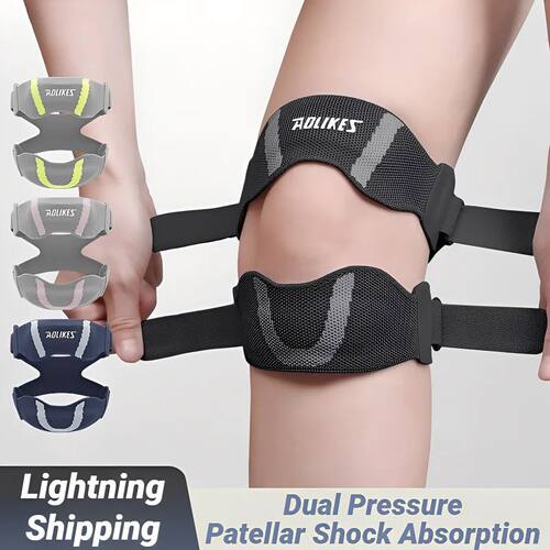 Patella Knee Strap With Ergonomic Silicone Pad For Patellar