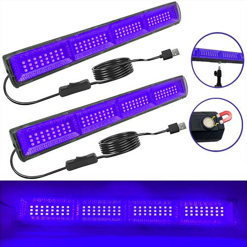 UV Black Light Lamp UV Floodlight With Magnetic LED Indoor D