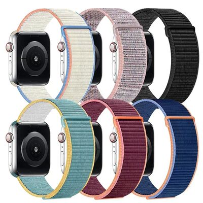 Nylon loop For Apple Watch Band Ultra-2 49mm 44mm 42mm 40mm