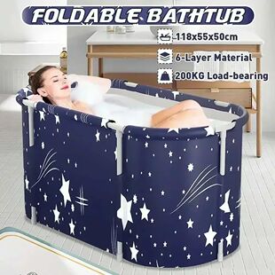 Folding Adult Bath Tub Household Thickened Insulated Bathtub