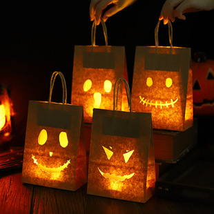 Halloween Decoration Atmosphere Props Children's Paper Bag C