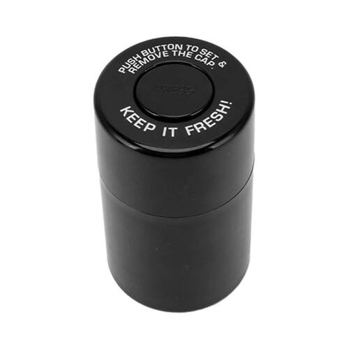 Round Airtight Stash Jar Compact Plastic Herb Storage Case V