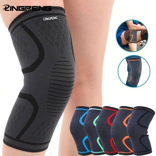 1/2PCS Fitness Running Cycling Knee Support Braces Elastic N