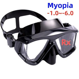 Optical Myopia Snorkel Diving Mask Swimming Goggles Nearsigh