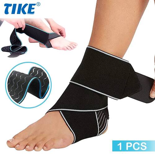 1 PCS Elastic Silicone Ankle Support Brace Strap Basketball