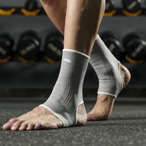 1 Pair One Size Elastic Breathable Ankle Support Sleves for