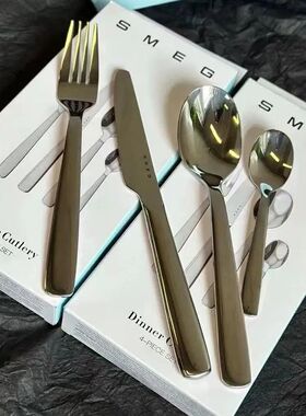 4pcs Italian Style Stainless Steel Fork Spoon Knife Set West