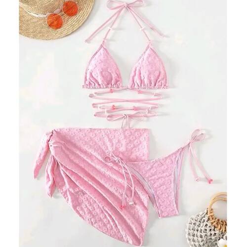 Pink Sexy Bikinis Swimsuits Women's Swimwear Push Up Female