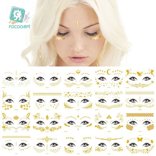 Halloween Christmas Festival Glitter Tattoos Sticker Freckle