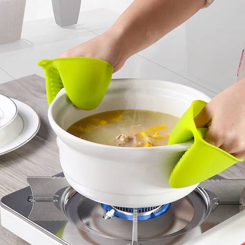 Silicone Kitchen Baking Oven Heat Resistant Gloves Insulatio