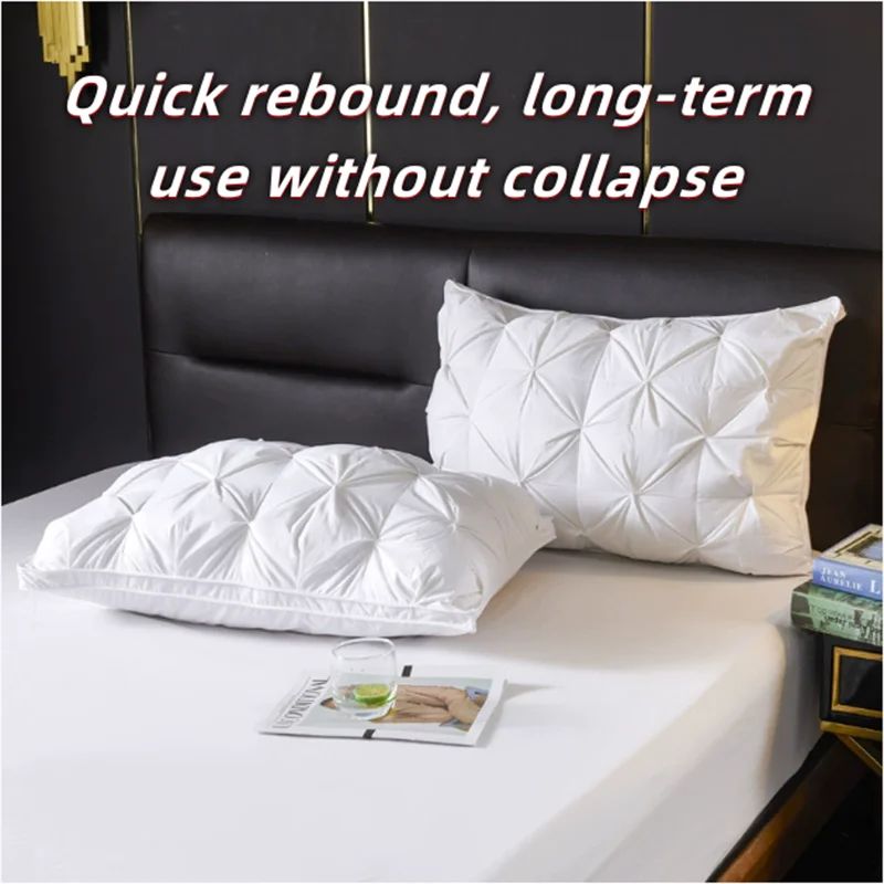 High sleep twisted flower double-sided household pillow full