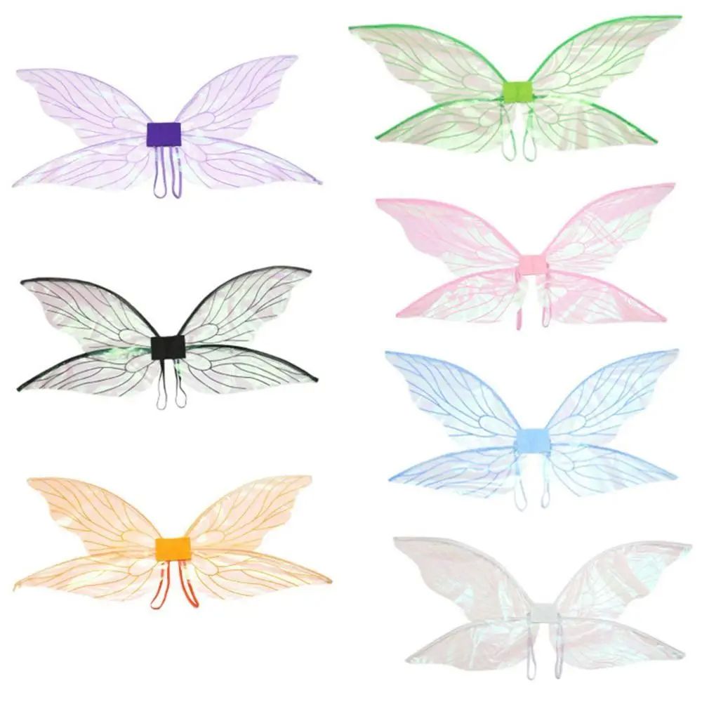 Fancy Dress Costume Princess Butterfly Fairy Elf Angel Wings
