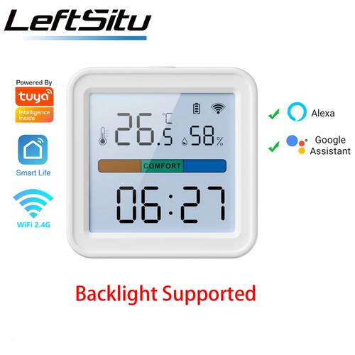 Tuya WIFI Temperature Humidity Sensor Hygrometer Thermometer