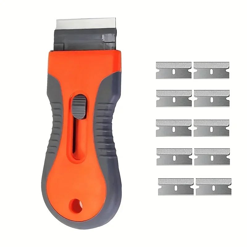 Glue removal 1 Set blade With 10 Blades, Telescopic Adjustme