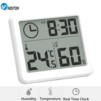 Digital Clock Desk Clock with Temperature Humidity  Wall Clo