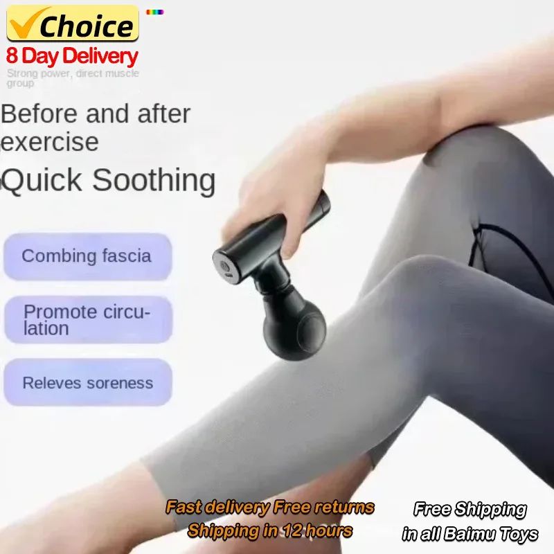 Hot Mini Fascial Massage Gun  Massager For Body Neck Back De