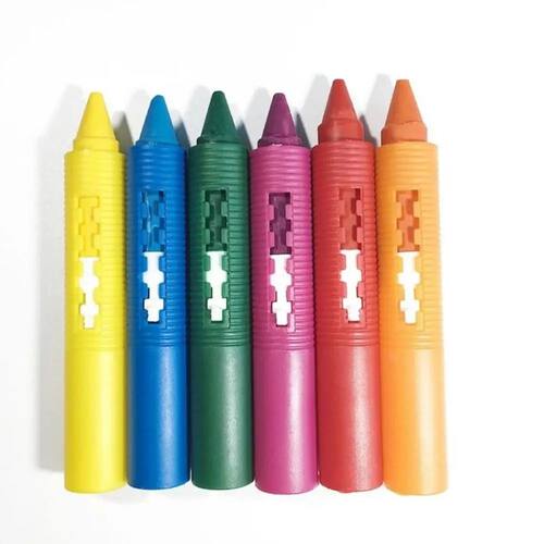 6Pcs New Erasable Washable Bathroom Crayon Multicolor Graffi