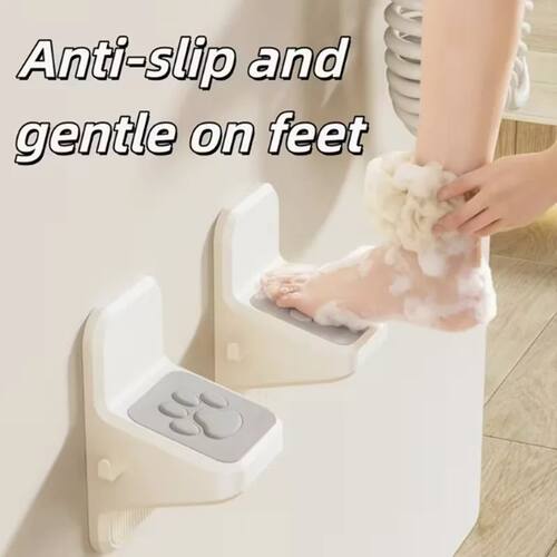 Bathroom foot stool for bathing, non-drilling step plate, el