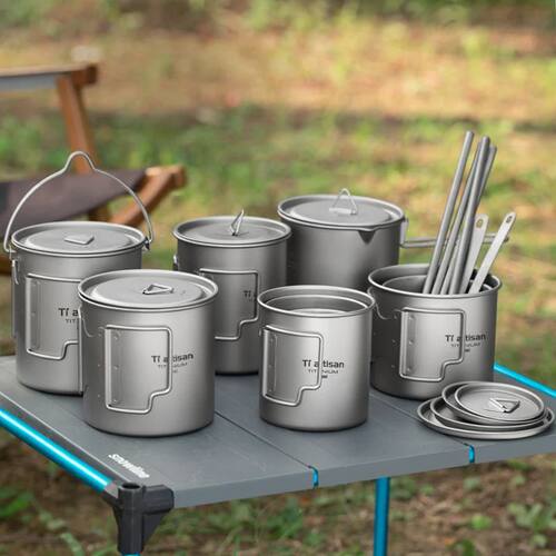 Outdoor Titanium Lightweight Portable Tea Coffee Cup Folding